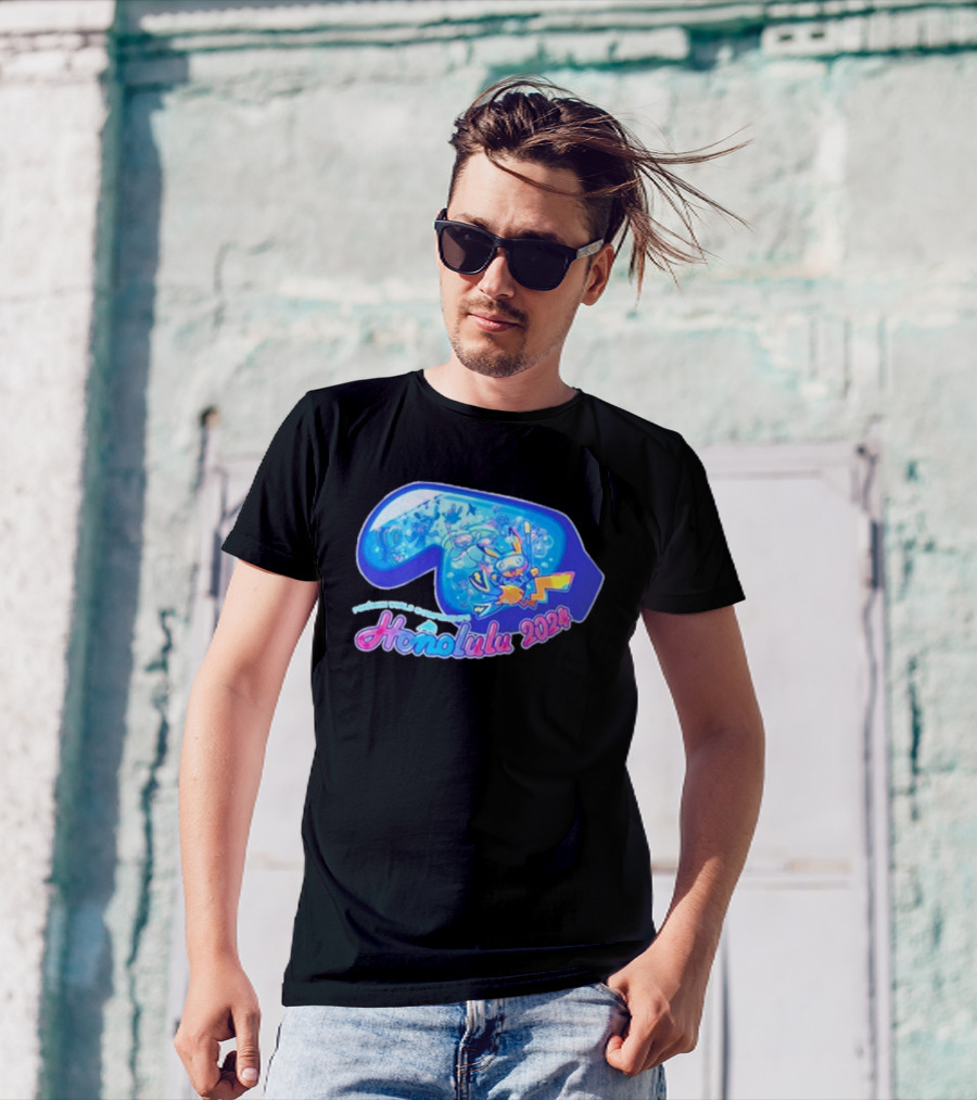 Honolulu 2024 Pokémon GO Event Pikachu And Underwater Adventure T-Shirt