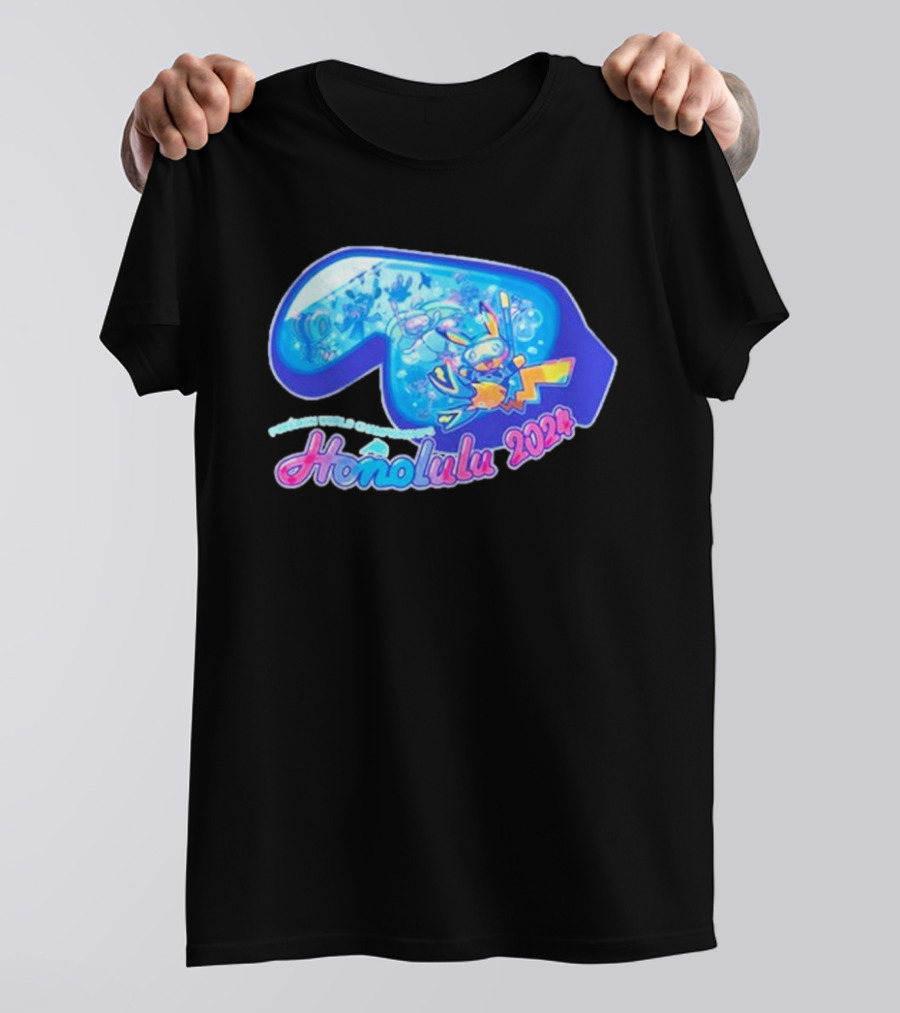 Honolulu 2024 Pokémon GO Event Pikachu And Underwater Adventure T-Shirt