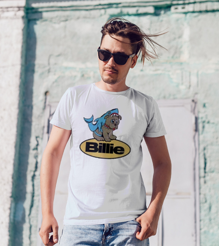 Billie Eilish Shark Puppy Raglan T-Shirt