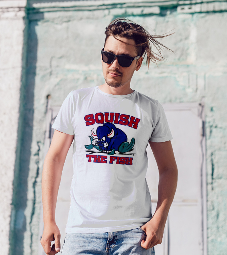 Buffalo Bills NFL Squish The Fish T-Shirt