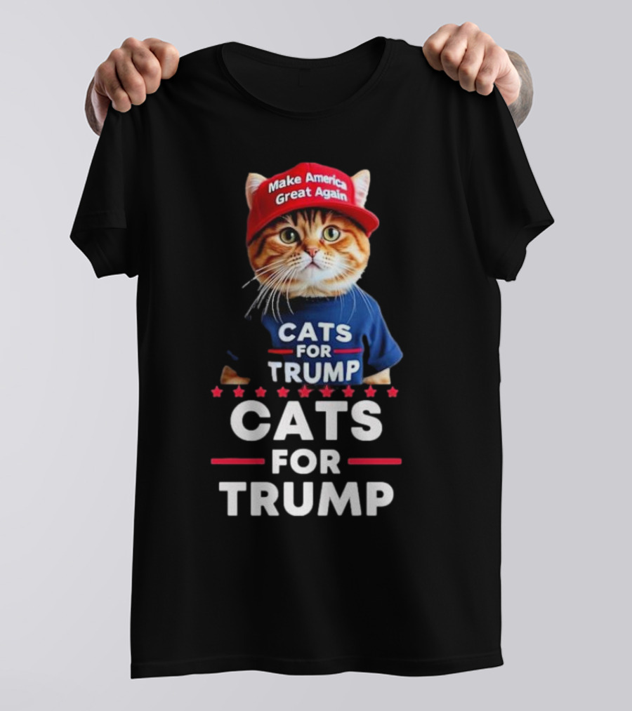 Cats For Trump Make America Great Again T-Shirt