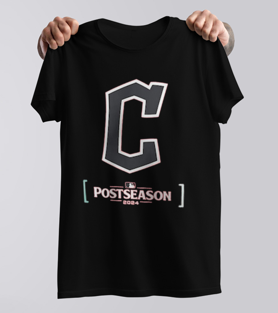 Cleveland Guardians C Logo 2024 MLB Postseason T-Shirt