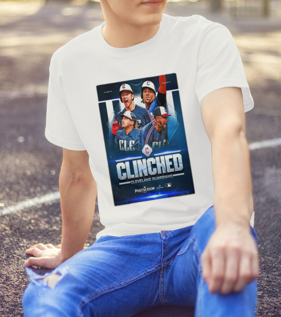 Cleveland Guardians Clinched Postseason MLB 2024 Champions T-Shirt