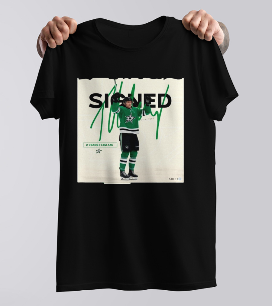 Dallas Stars NHL Thomas Harley Signed 2 Years $4M AAV T-Shirt