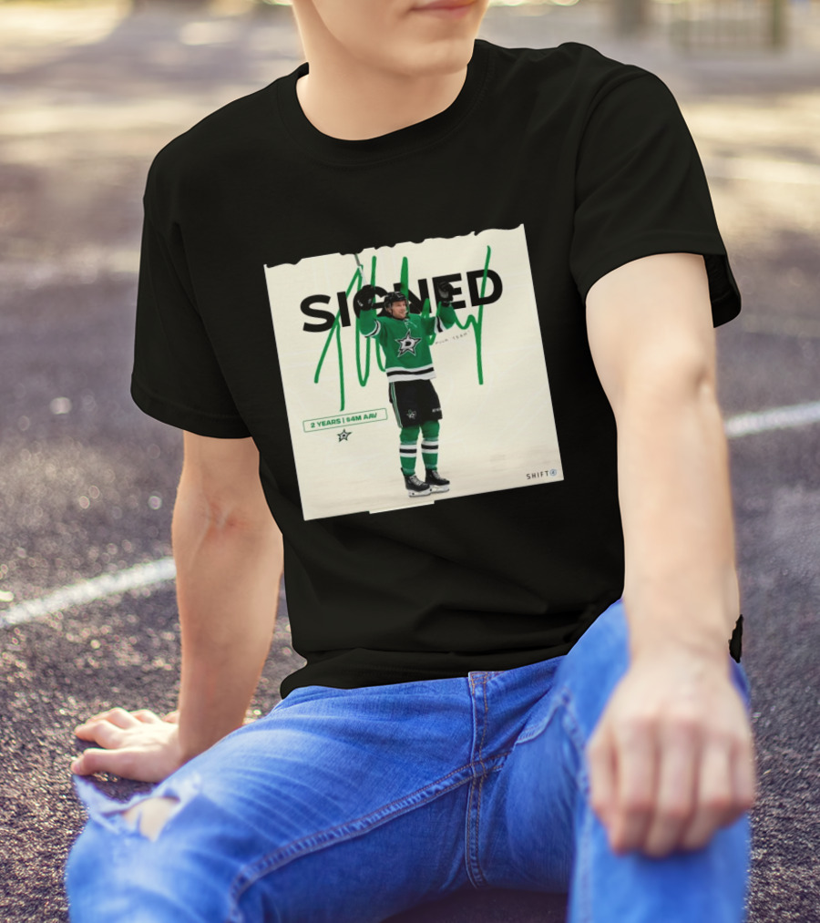 Dallas Stars NHL Thomas Harley Signed 2 Years $4M AAV T-Shirt