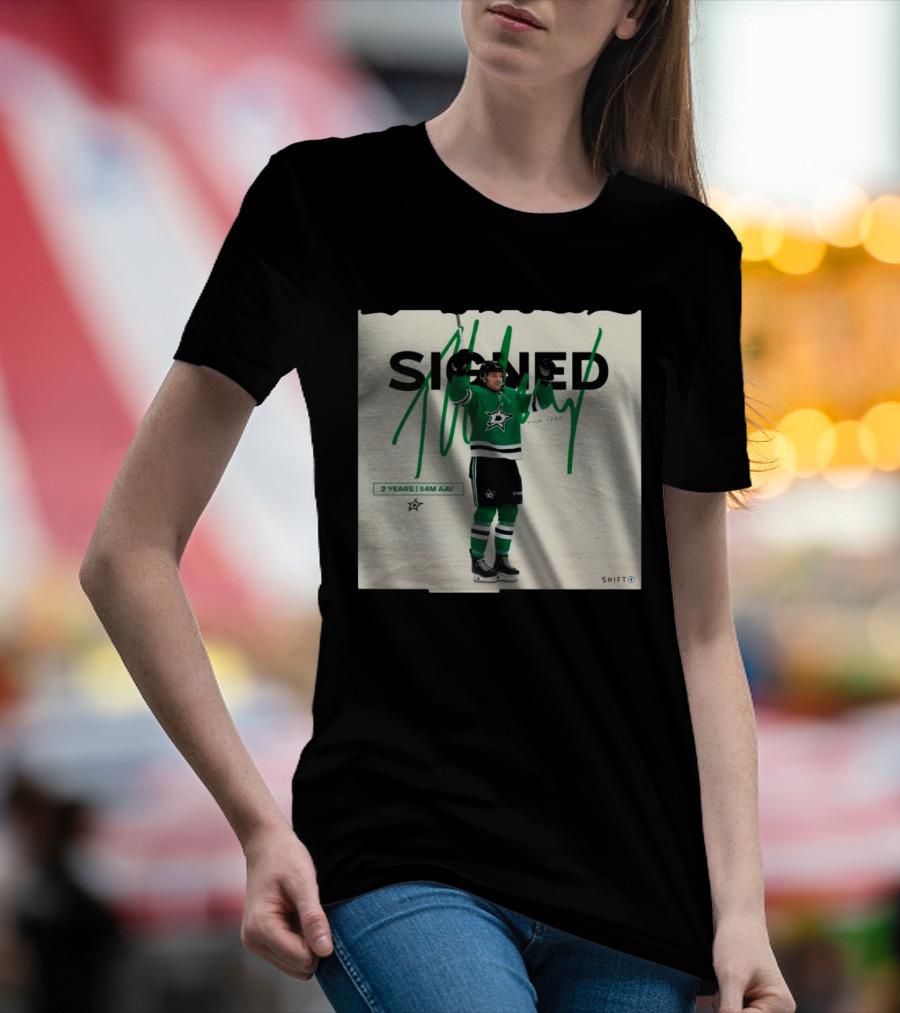 Dallas Stars NHL Thomas Harley Signed 2 Years $4M AAV T-Shirt