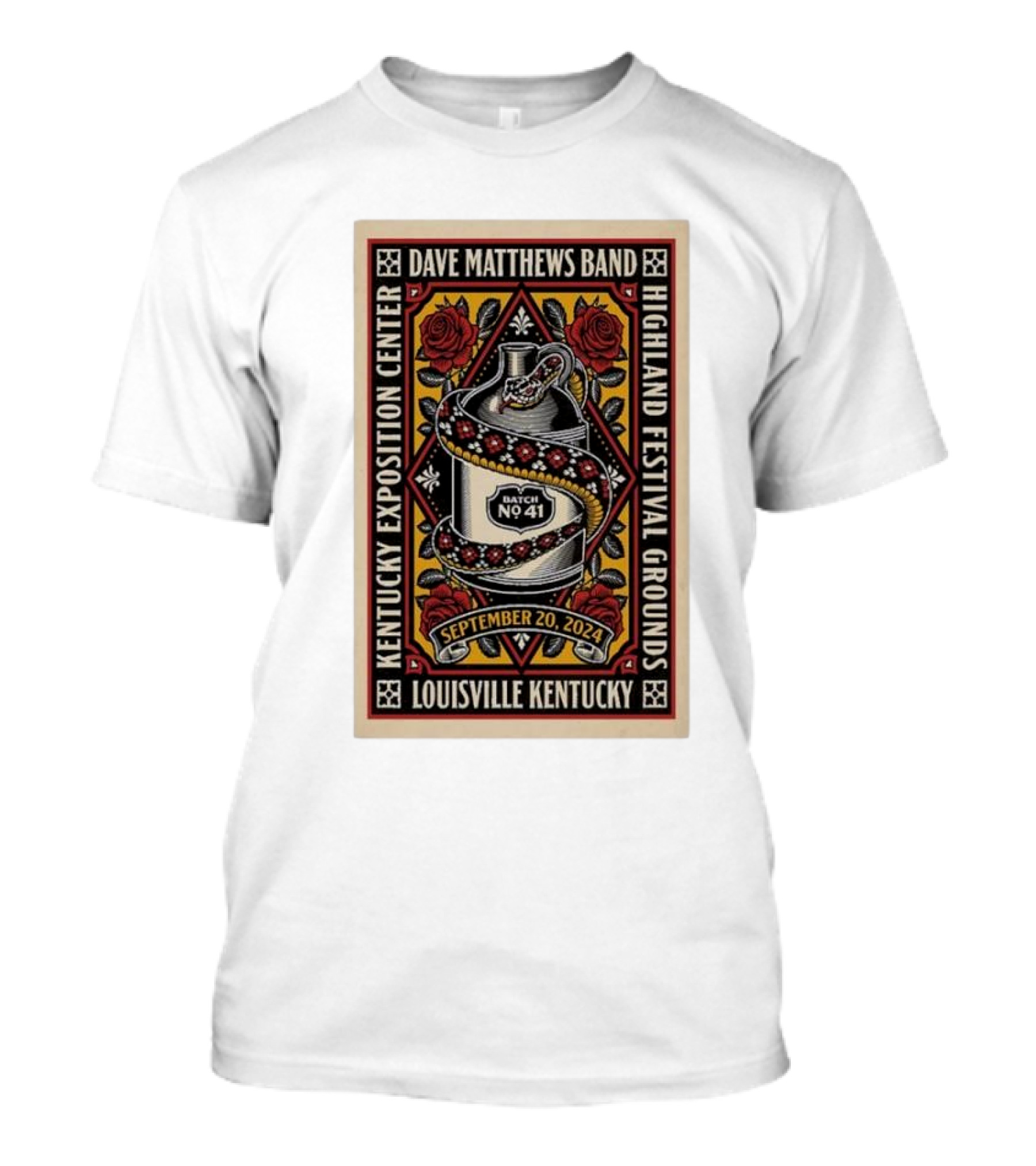 Dave Matthews Band Kentucky Exposition Center Highland Festival Grounds Louisville Kentucky September 20 T-Shirt