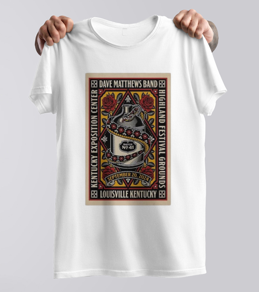 Dave Matthews Band Kentucky Exposition Center Highland Festival Grounds Louisville Kentucky September 20 T-Shirt