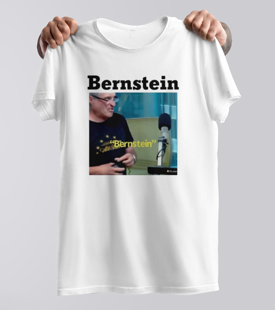 Bernstein Snarky Reply In Radio Studio Scene Featuring Microphone T-Shirt
