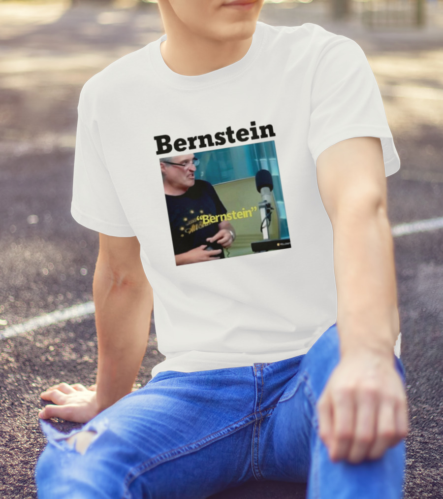 Bernstein Snarky Reply In Radio Studio Scene Featuring Microphone T-Shirt