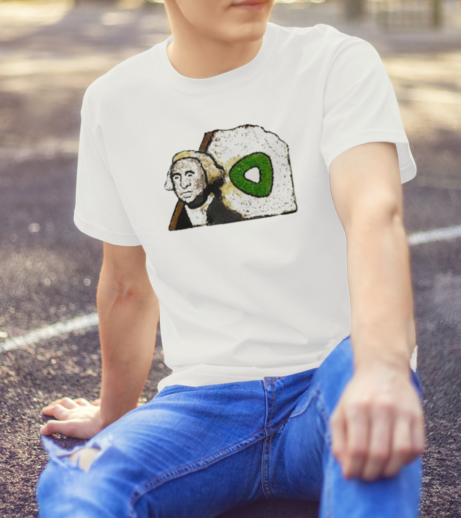 Eric John Pizza Revolution George Washington Icon Mashup T-Shirt