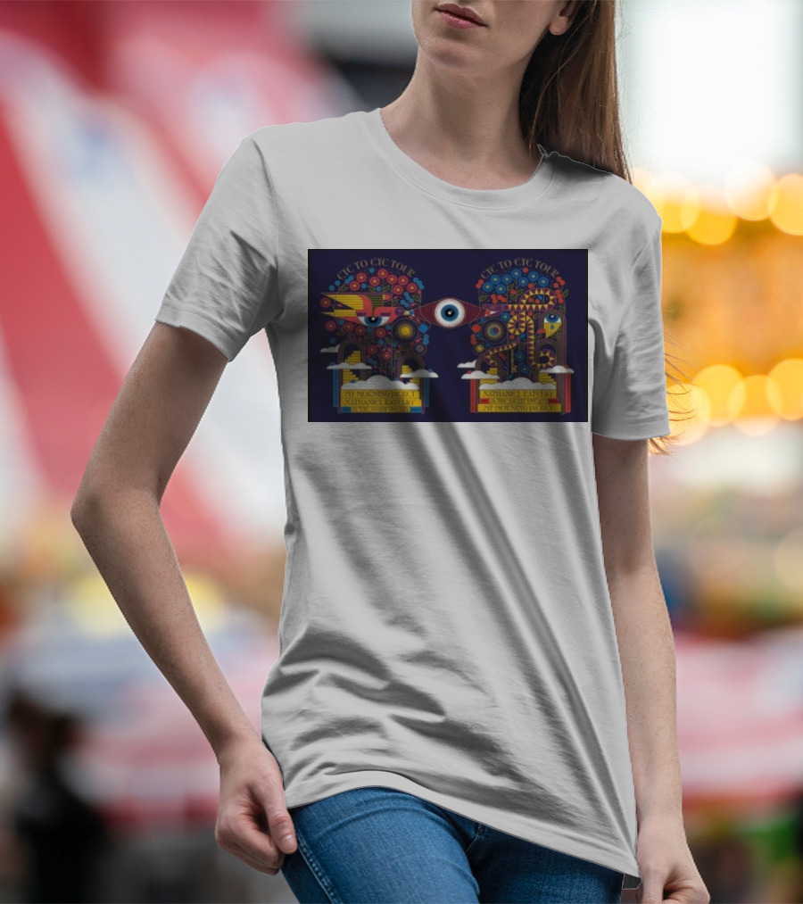 Eye To Eye Tour My Morning Jacket Nathaniel Rateliff September 2024 Ascend Amphitheater Event T-Shirt