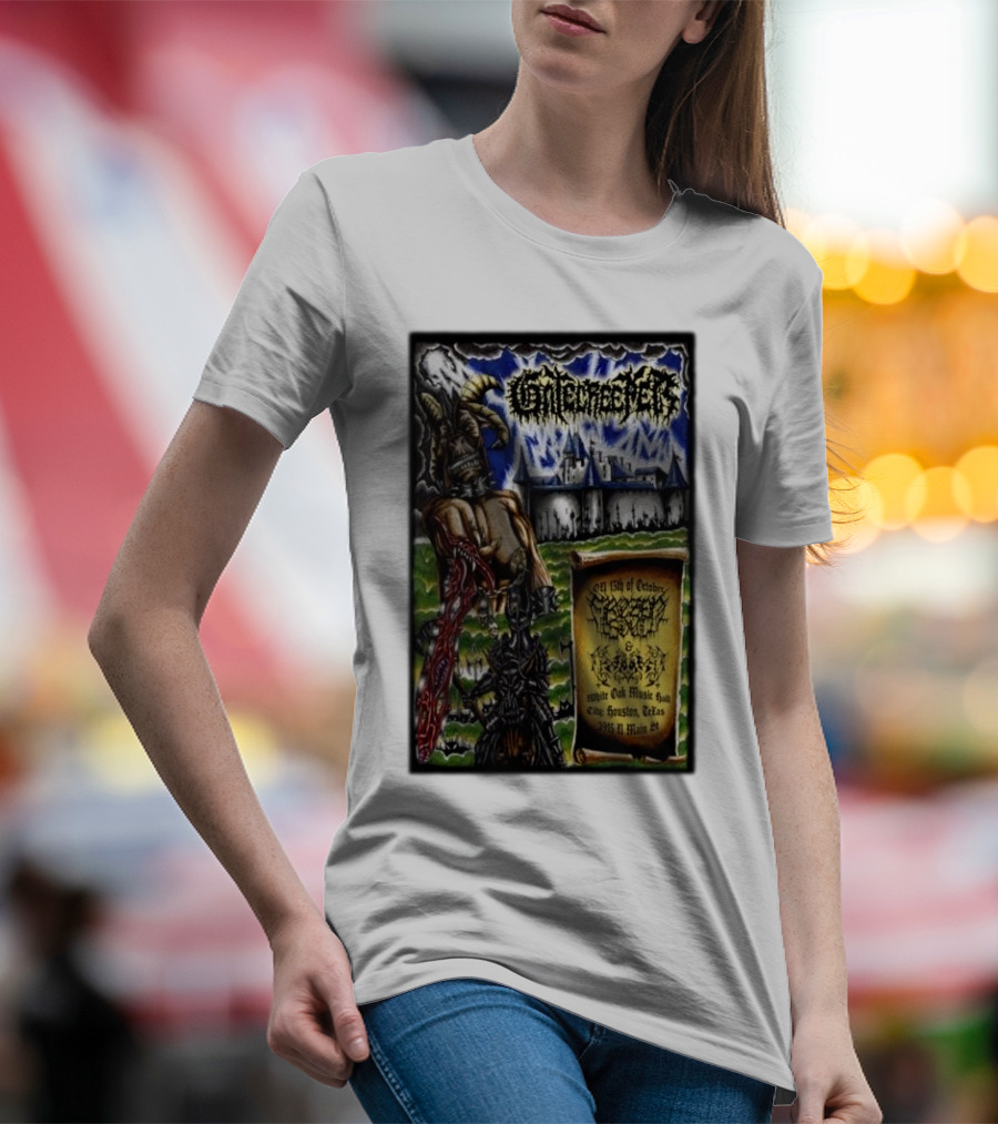 Gatecreeper October 13 2024 White Oak Music Hall Houston Texas Main St Event T-Shirt