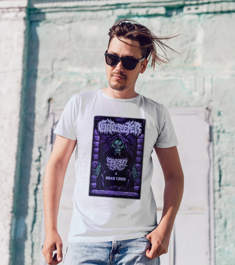 Gatecreeper Frozen Soul Dead Tired September 30 Axis Club Toronto T-Shirt