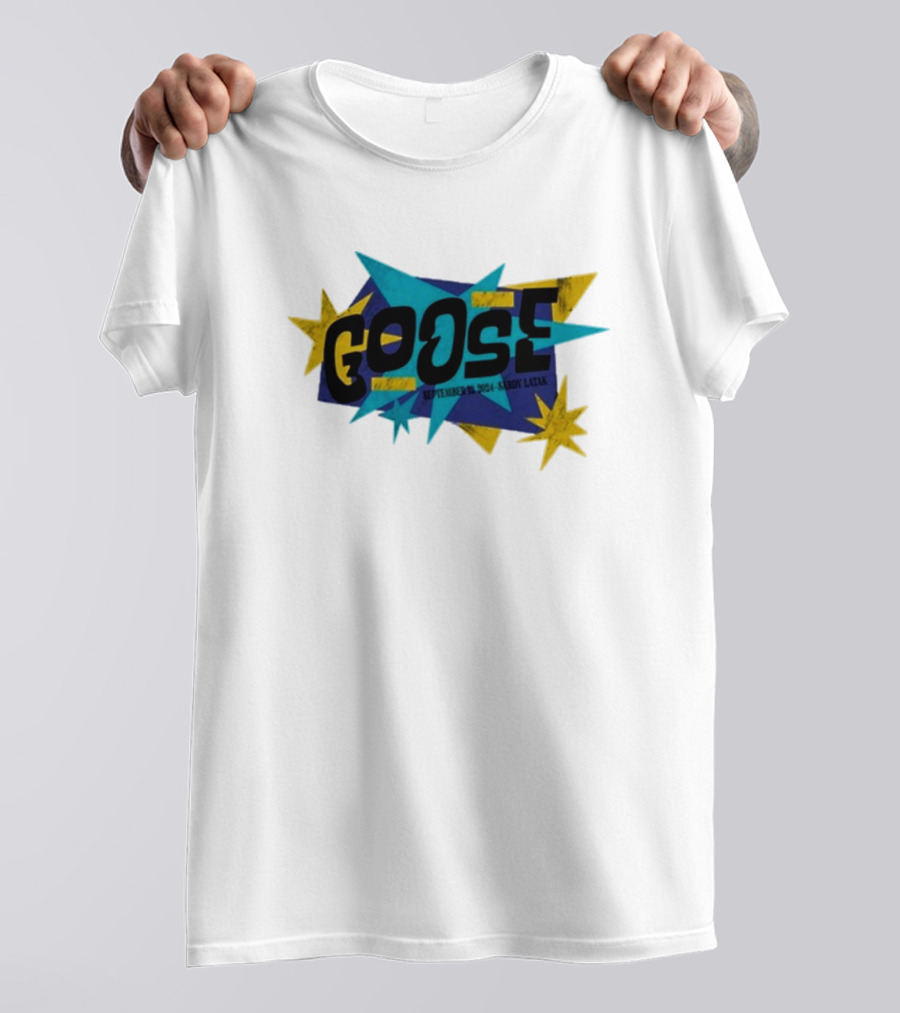 Goose The Great Saltair Magna UT September 17 2024 Event Starburst T-Shirt