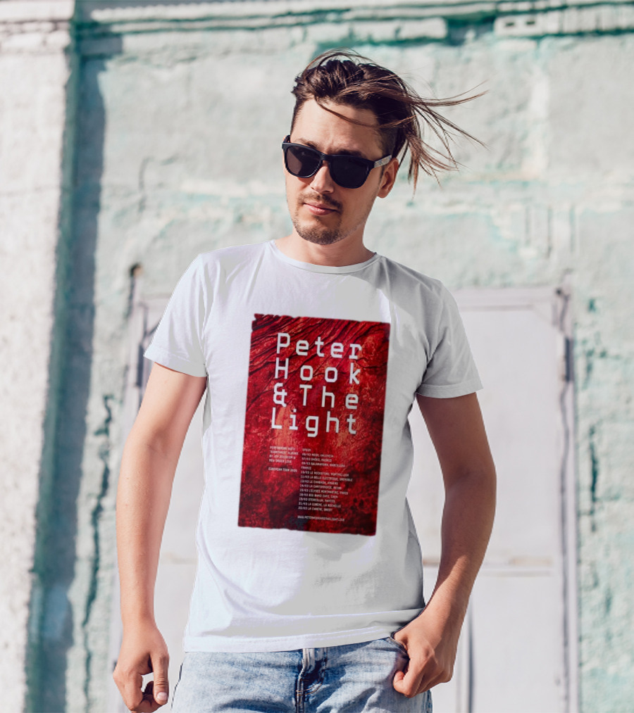Peter Hook And The Light European Tour 2025 Spain France Performances T-Shirt