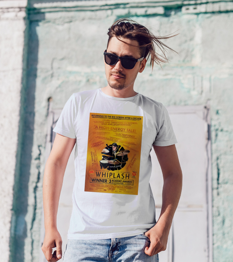 Returning To The Big Screen After A Decade A High-Energy Tale Whiplash Winner 3 Academy Awards T-Shirt