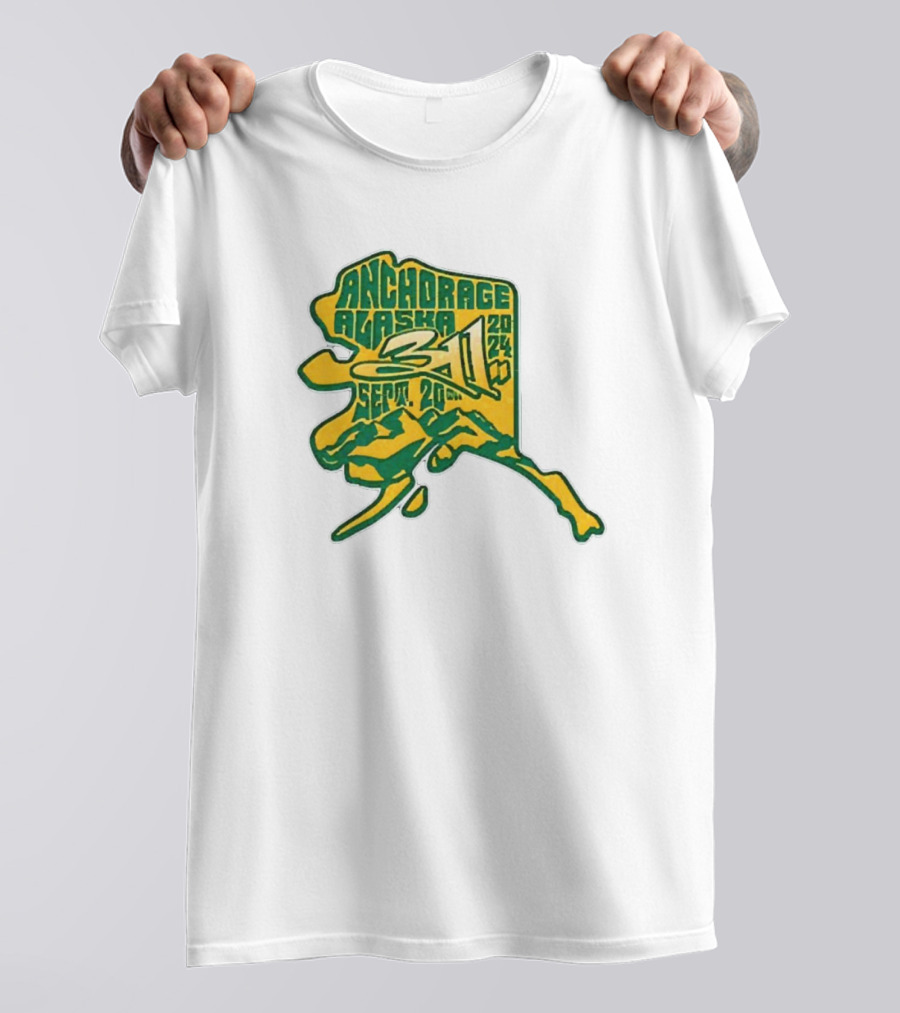 311 Anchorage Alaska Sept 20 2024 Tour Alaska Airlines Center T-Shirt