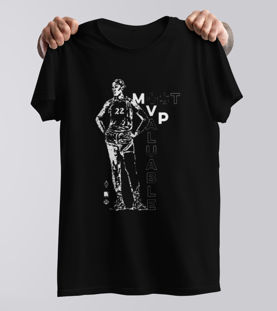 A’ja Wilson 2024 WNBA MVP Las Vegas Aces Most Valuable 22 A’Legend Round21 T-Shirt
