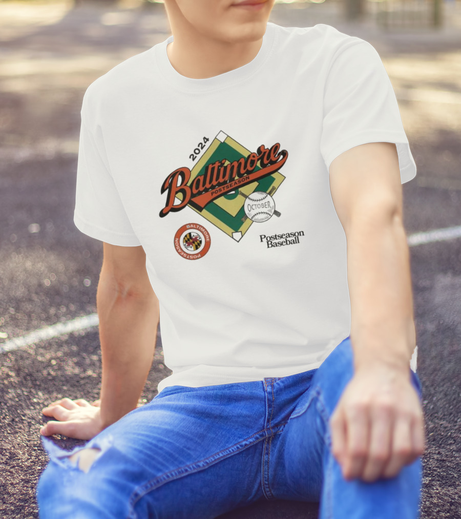 Baltimore Orioles 2024 October Postseason Baseball T-Shirt