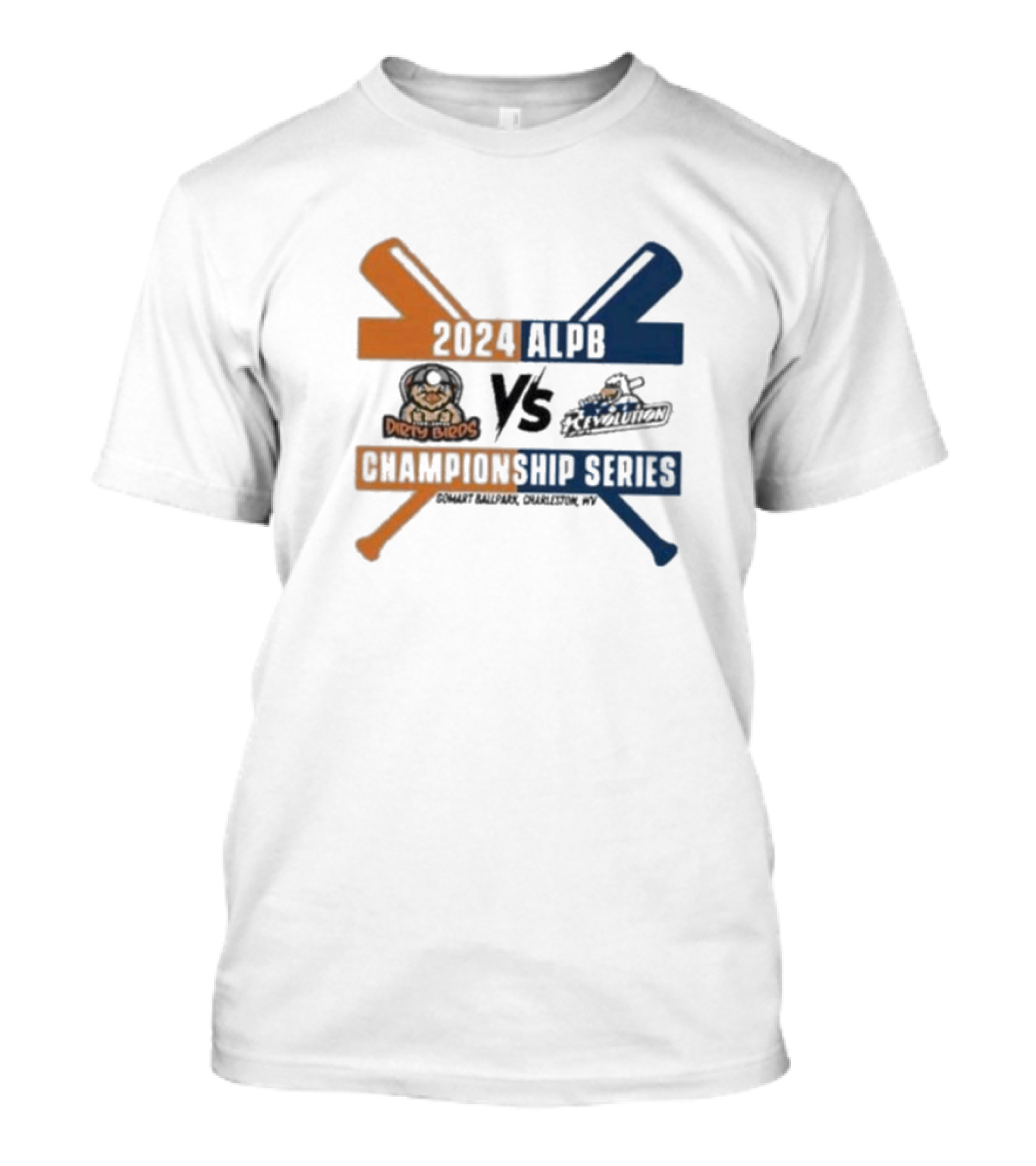 Charleston Dirty Birds Vs York Revolution 2024 ALPB Championship Series Sports Baseball T-Shirt