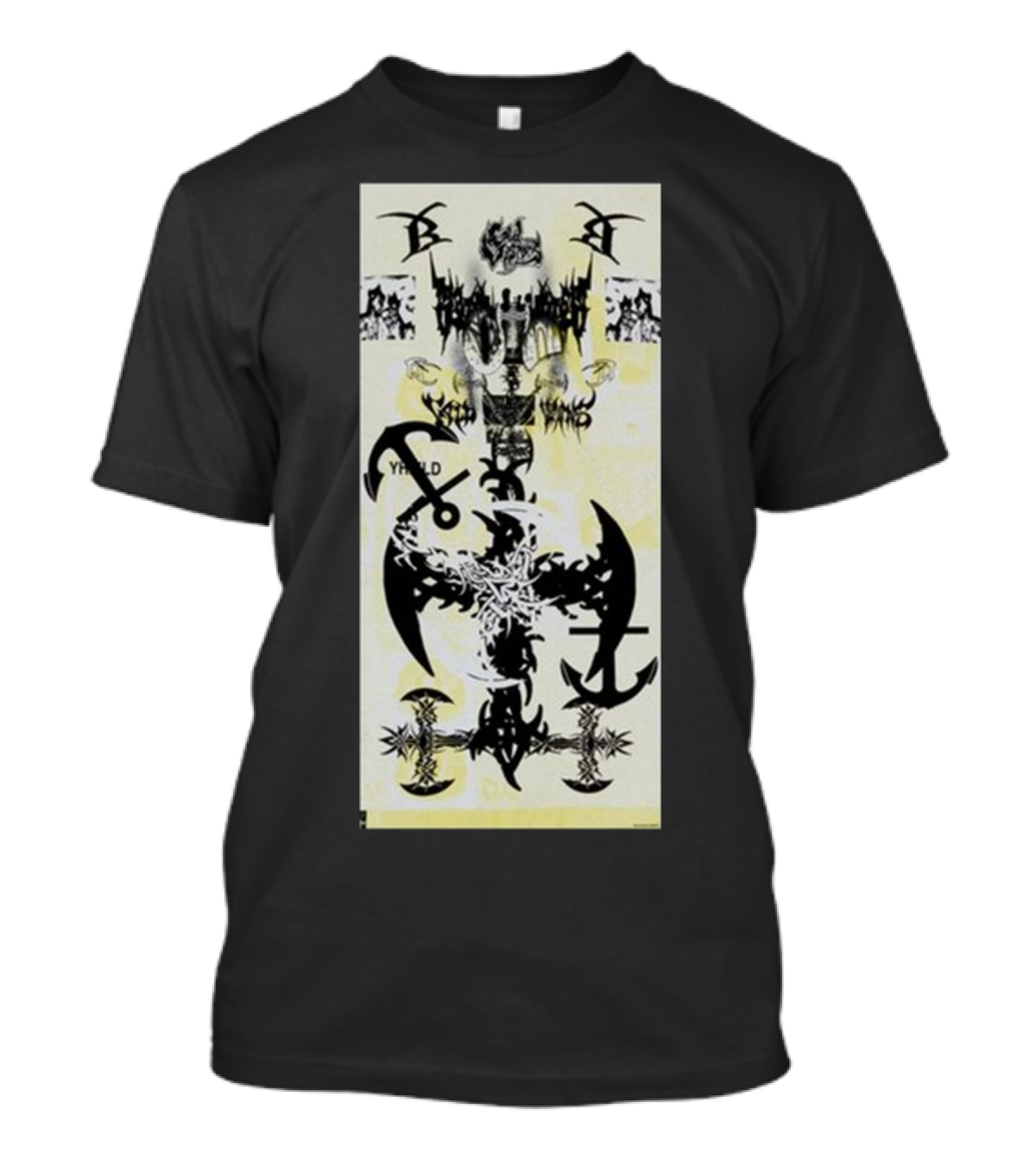 Coldvisions CV Yield 2024 Anchor Tattoo Symbols T-Shirt