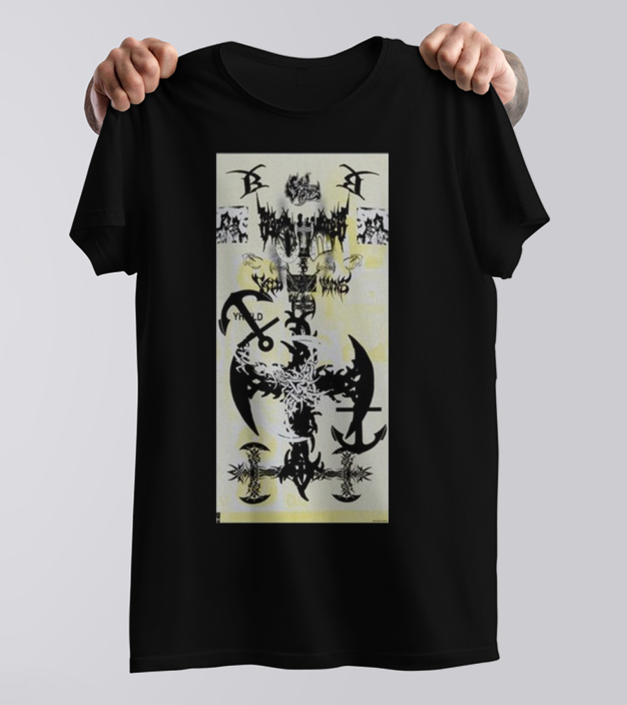 Coldvisions CV Yield 2024 Anchor Tattoo Symbols T-Shirt