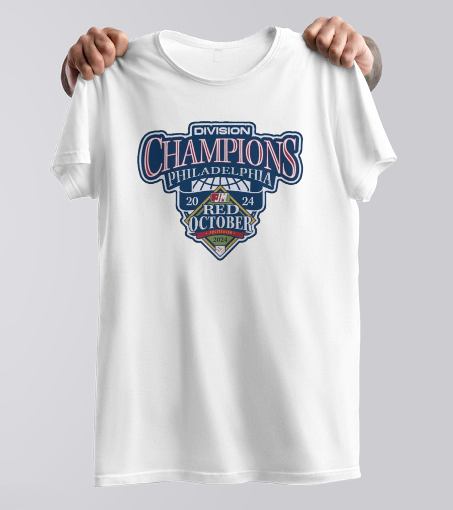 Division Champions Philadelphia 2024 Red October Presesars T-Shirt