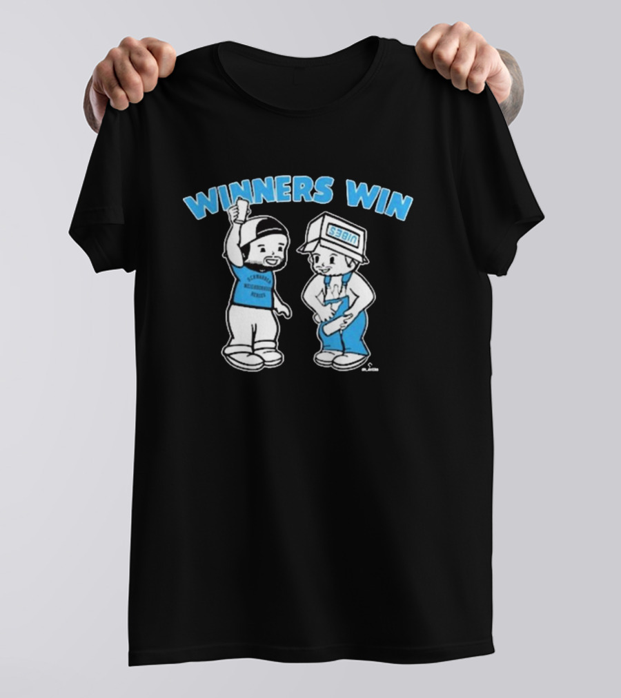 Winners Win Garrett Stubbs Kyle Schwarber Philadelphia Phillies MLB T-Shirt