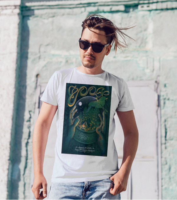 Goose September 24 2024 Eugene OR Cuthbert Amphitheater Tour T-Shirt