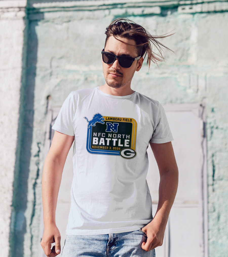 NFC North Battle Green Bay Packers Vs Detroit Lions November 3 2024 Lambeau Field T-Shirt