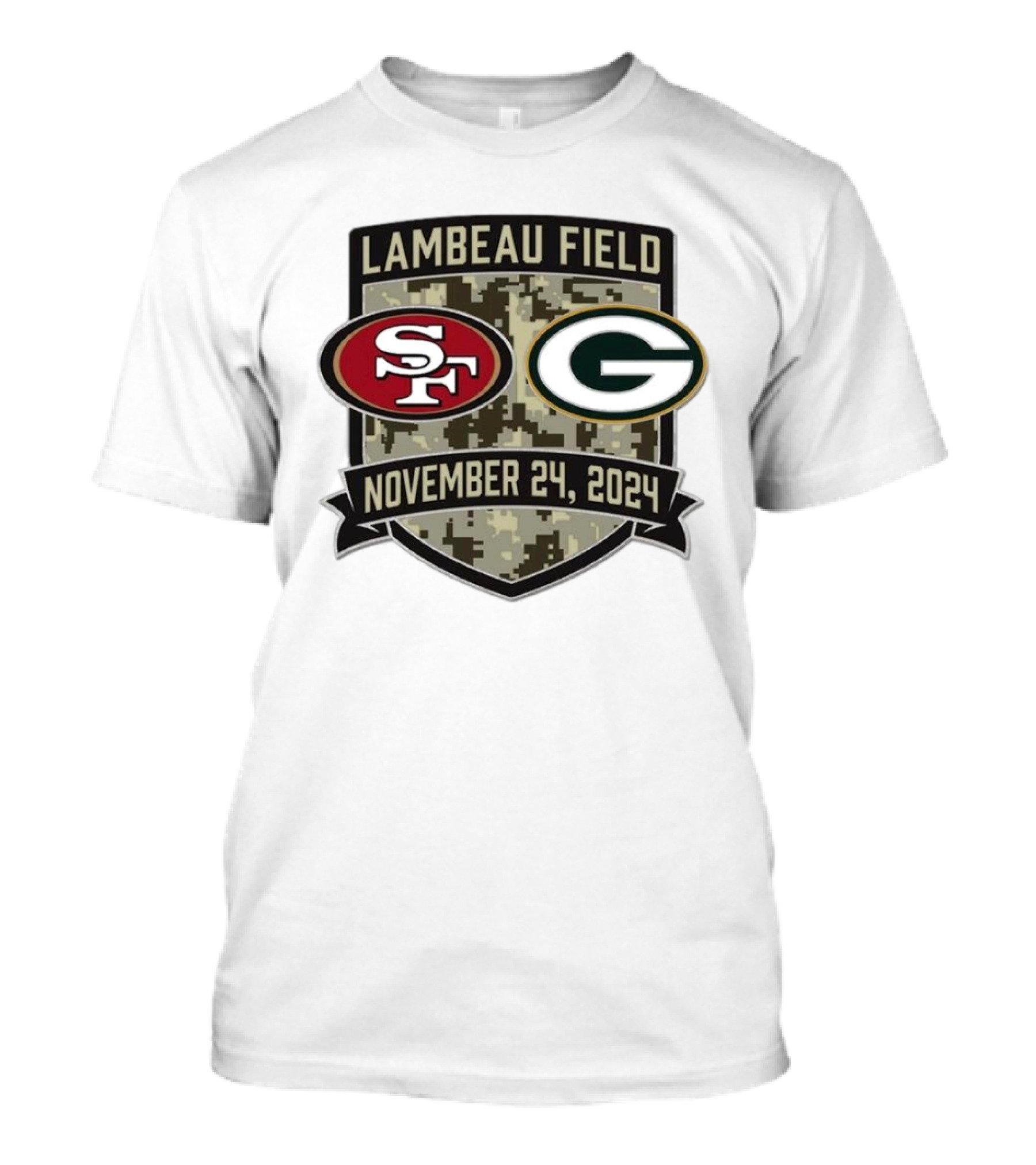 Lambeau Field November 24 2024 SF Vs G Matchup T-Shirt