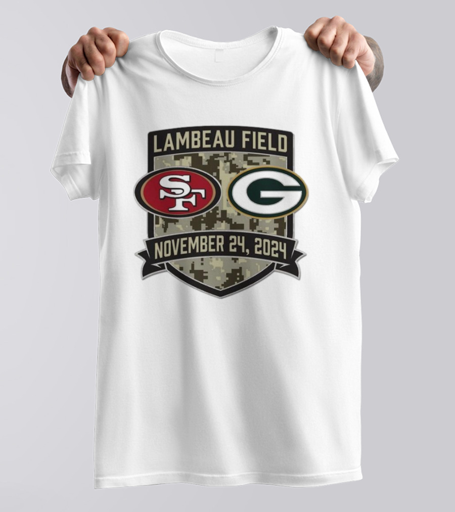 Lambeau Field November 24 2024 SF Vs G Matchup T-Shirt