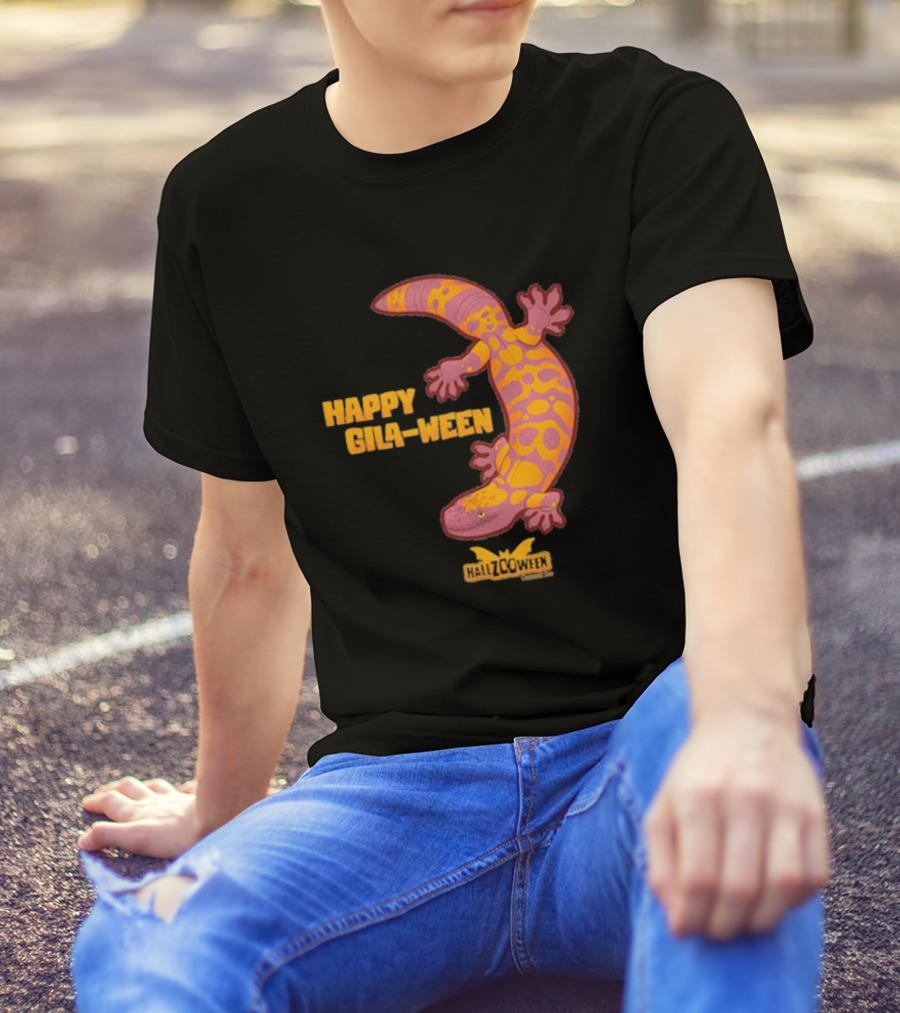 Happy Gila-ween Hallzooween 2024 Gila Monster Halloween T-Shirt