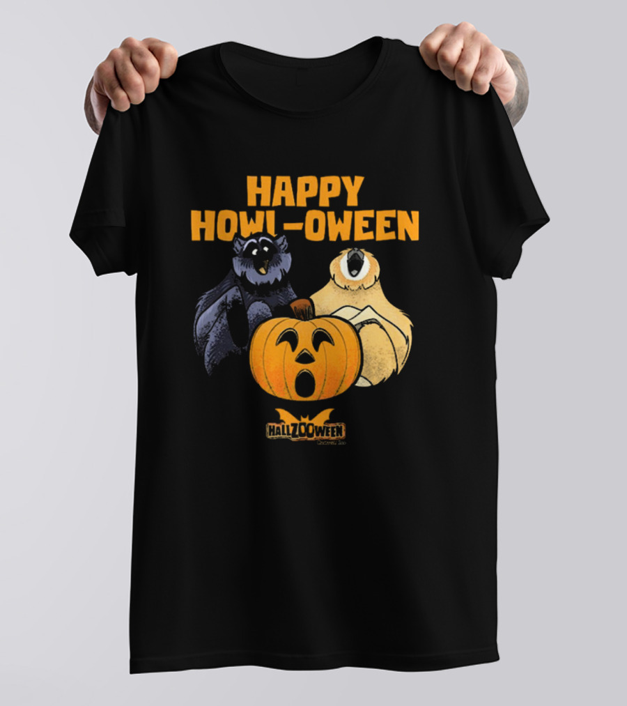 Happy Howl-oween HallZOOween Celebrate Boo T-Shirt