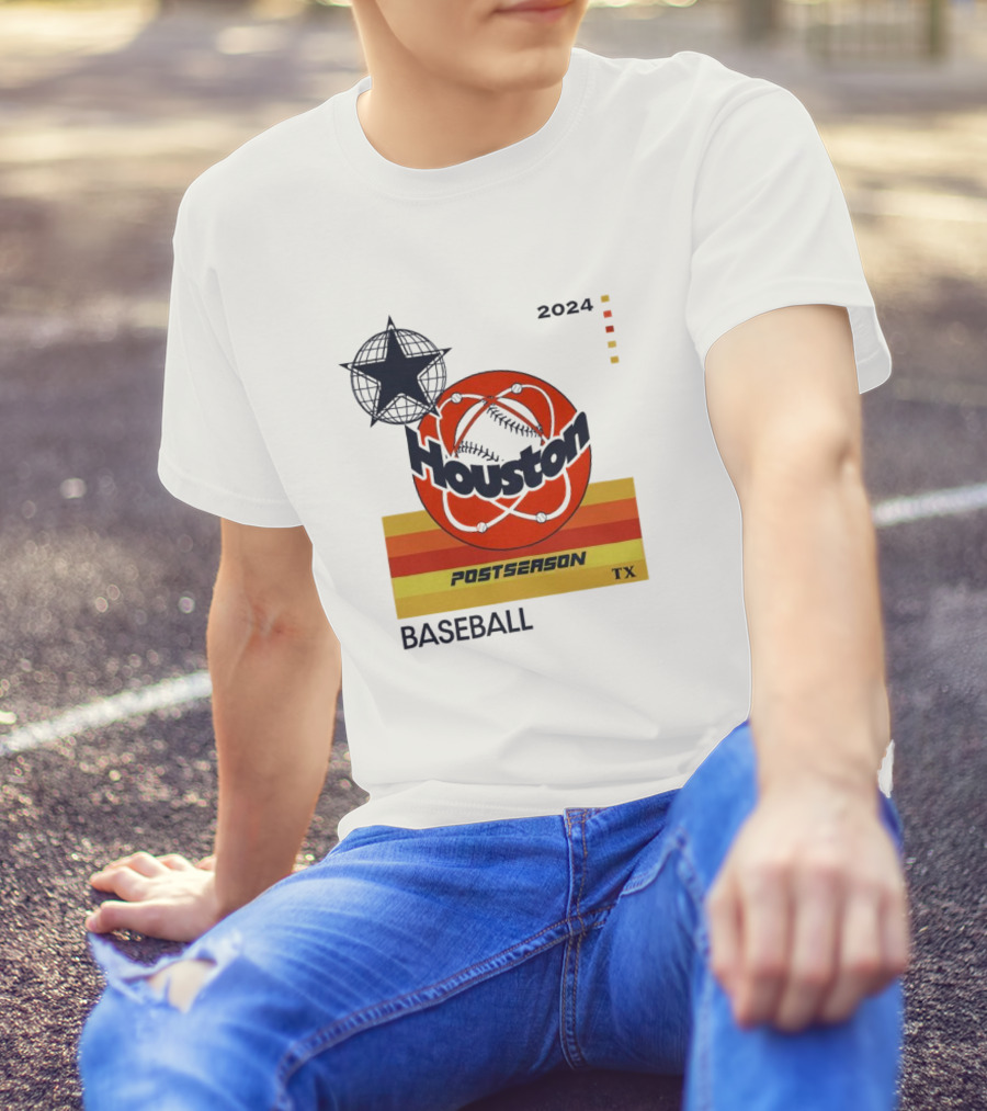 Houston TX Postseason Baseball October T-Shirt