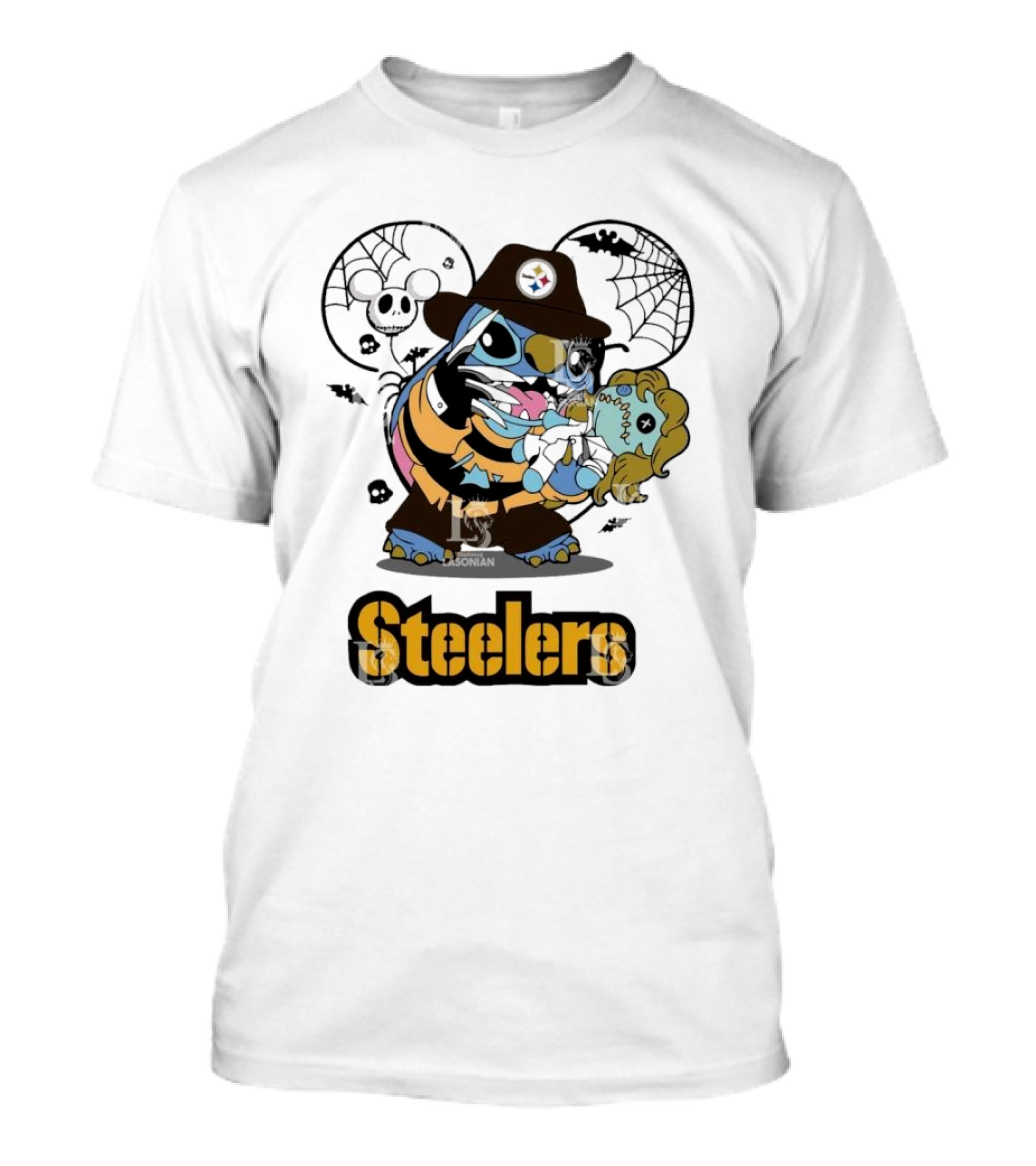 Steelers Halloween Freddy Krueger Stitch Mashup T-Shirt