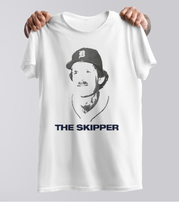 Beau Brieske Wearing Jim Leyland Detroit The Skipper T-Shirt