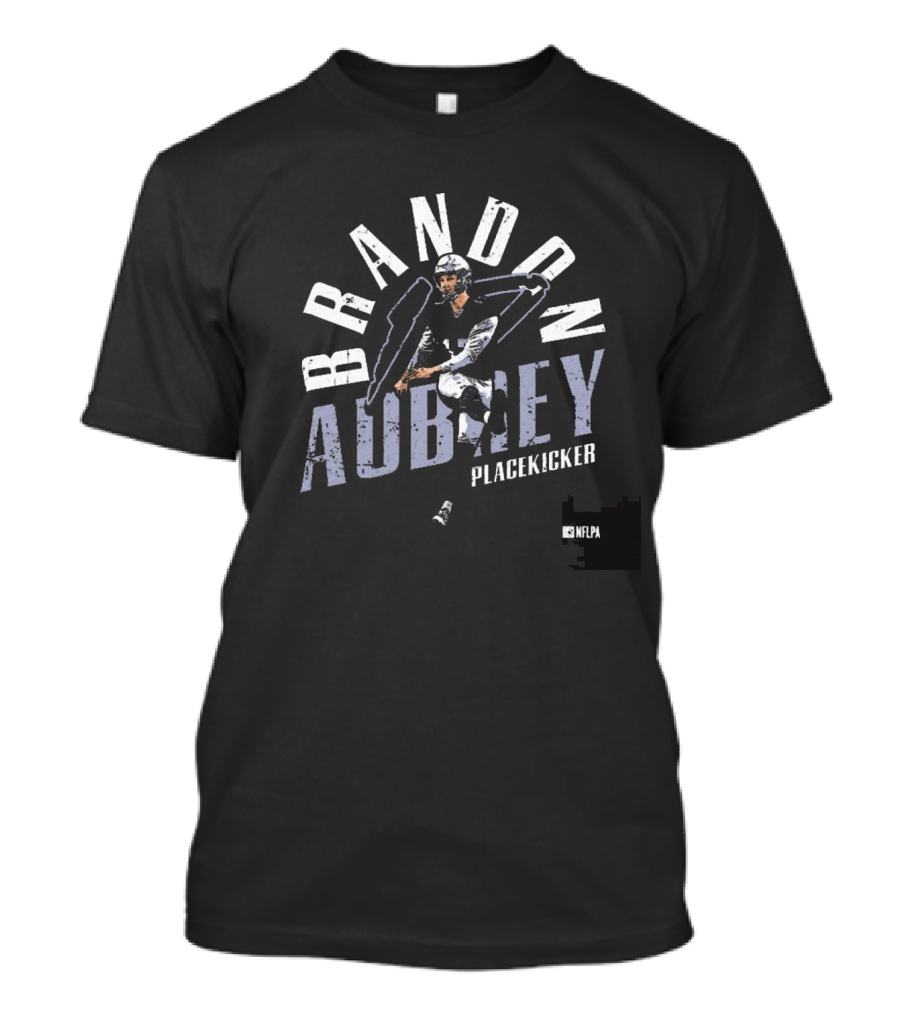 Brandon Aubrey Placekicker NFLPA Football Arch T-Shirt