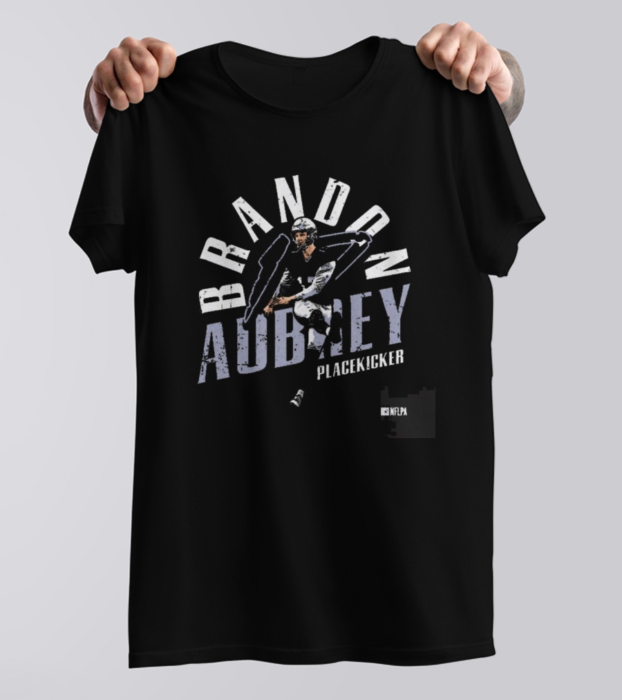 Brandon Aubrey Placekicker NFLPA Football Arch T-Shirt