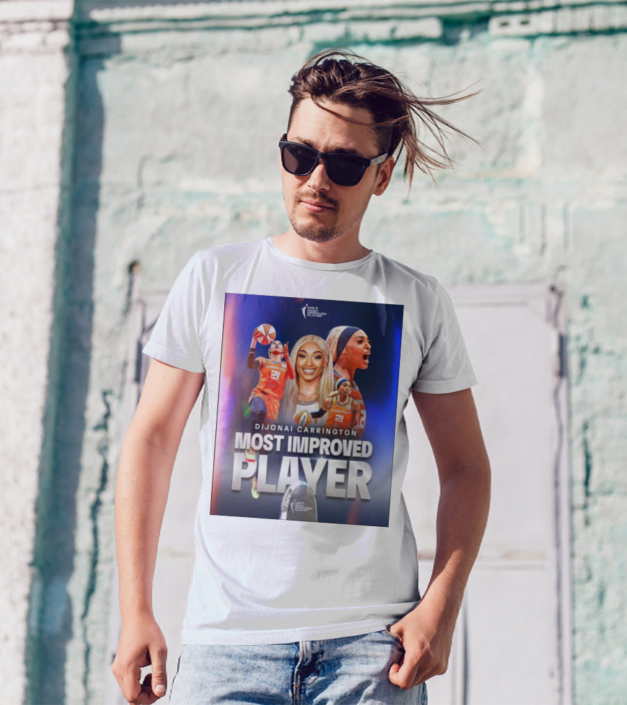 Dijonai Carrington Connecticut Sun WNBA Most Improved Player T-Shirt
