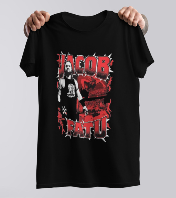 Jacob Fatu WWE Tribal Table Dive Action By Ripple Junction T-Shirt