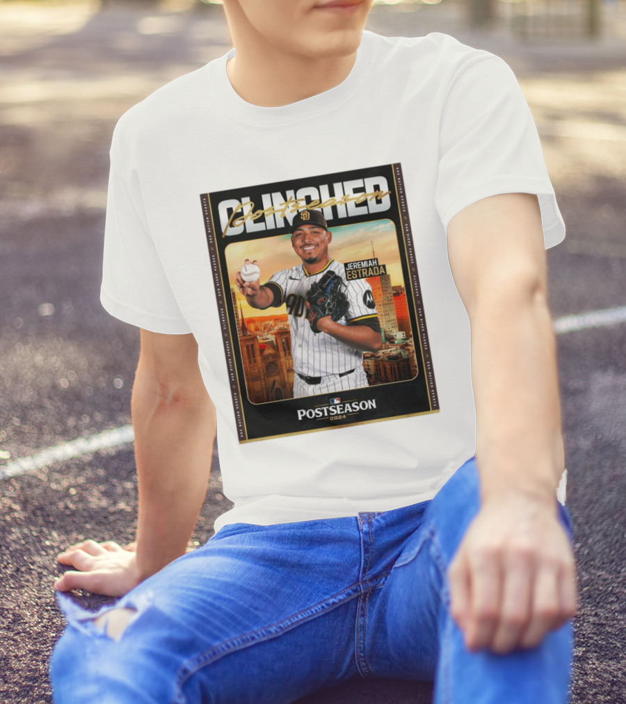 Jeremiah Estrada San Diego Padres Clinched Postseason 2024 Playoff T-Shirt