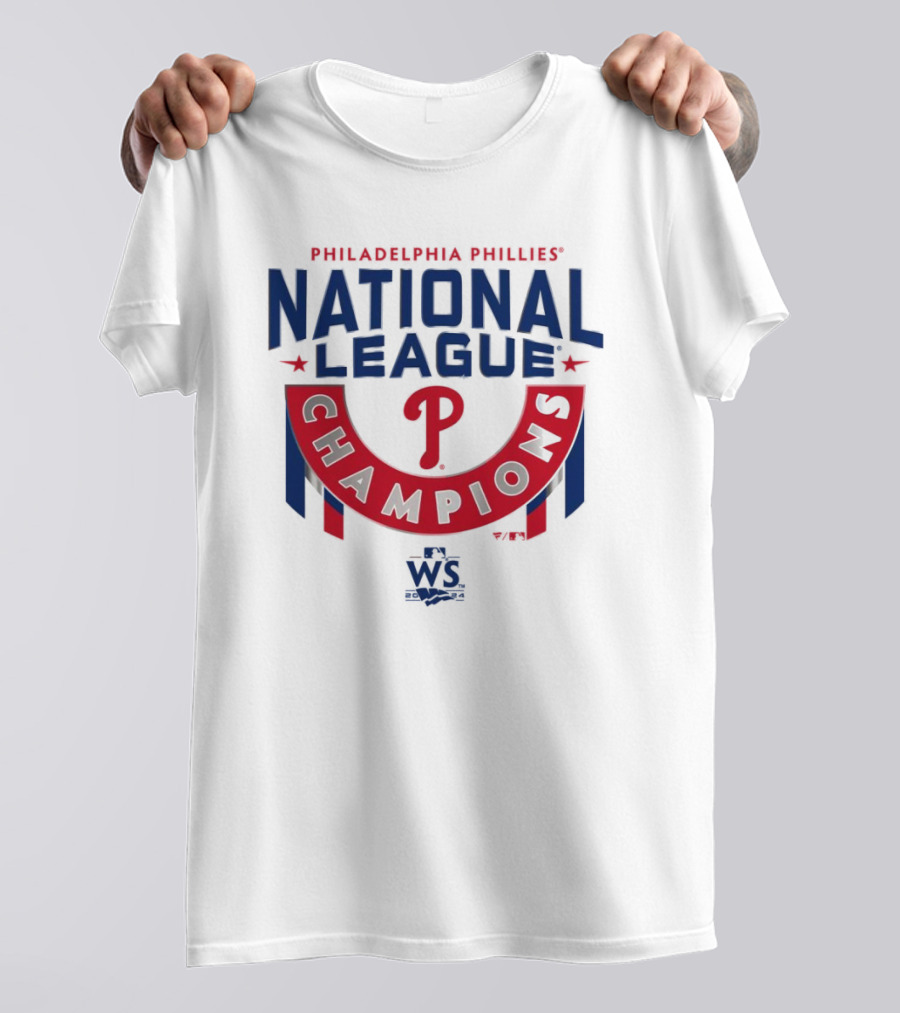 Philadelphia Phillies 2024 National League Champions WS Locker Room T-Shirt