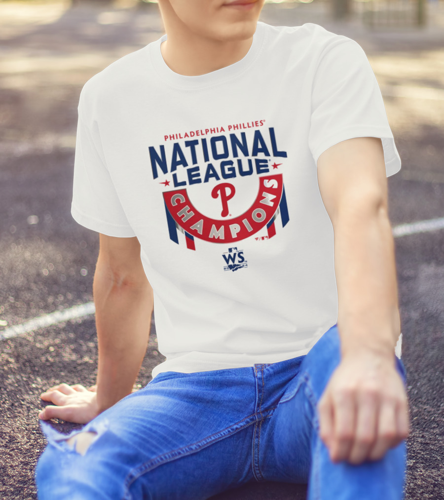 Philadelphia Phillies 2024 National League Champions WS Locker Room T-Shirt