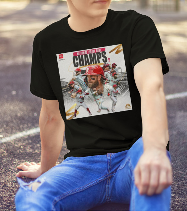 Philadelphia Phillies National League East Champs NBC Sports Philadelphia T-Shirt