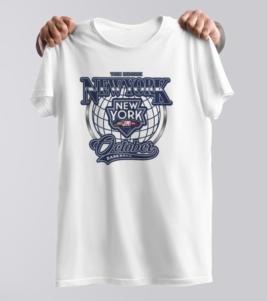 October New York Baseball The Bronx T-Shirt