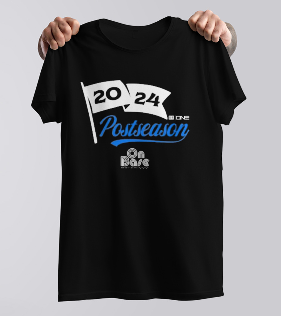On Base With Mookie Betts 2024 Postseason Flag One T-Shirt