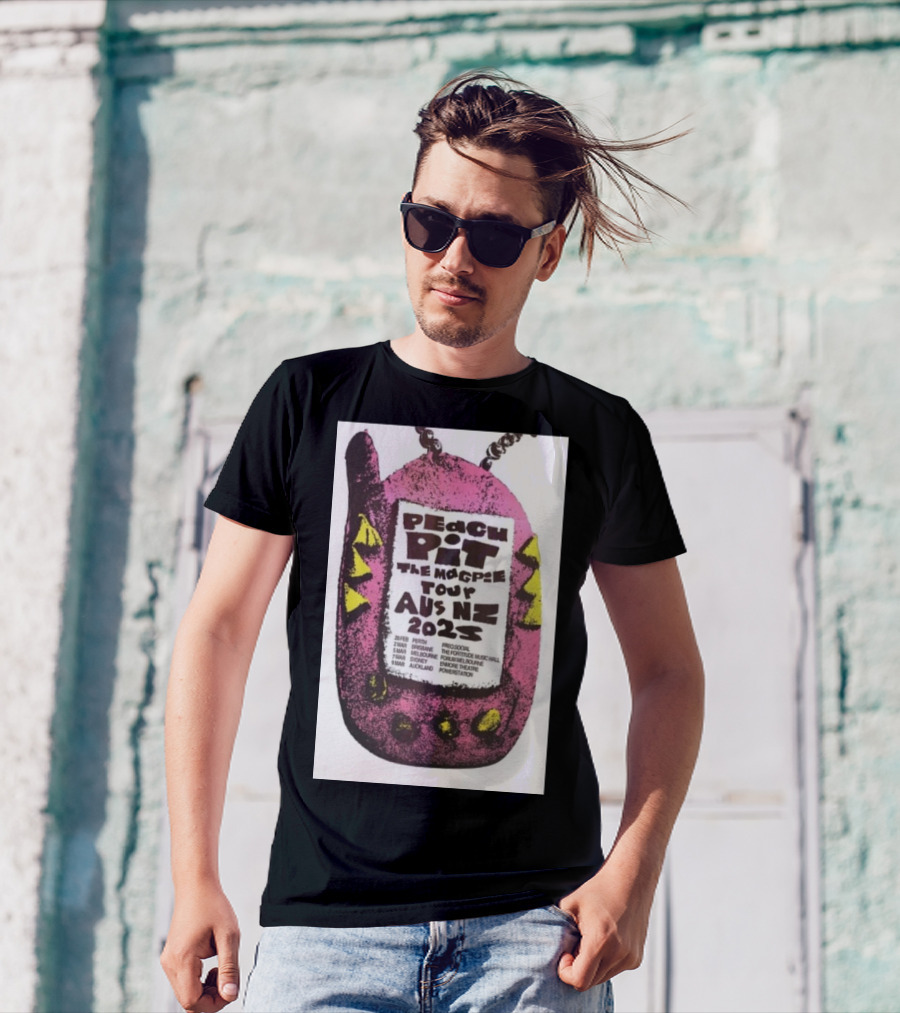Peach Pit The Magpie Aus NZ Tour 2025 Perth Brisbane Melbourne Sydney Auckland T-Shirt