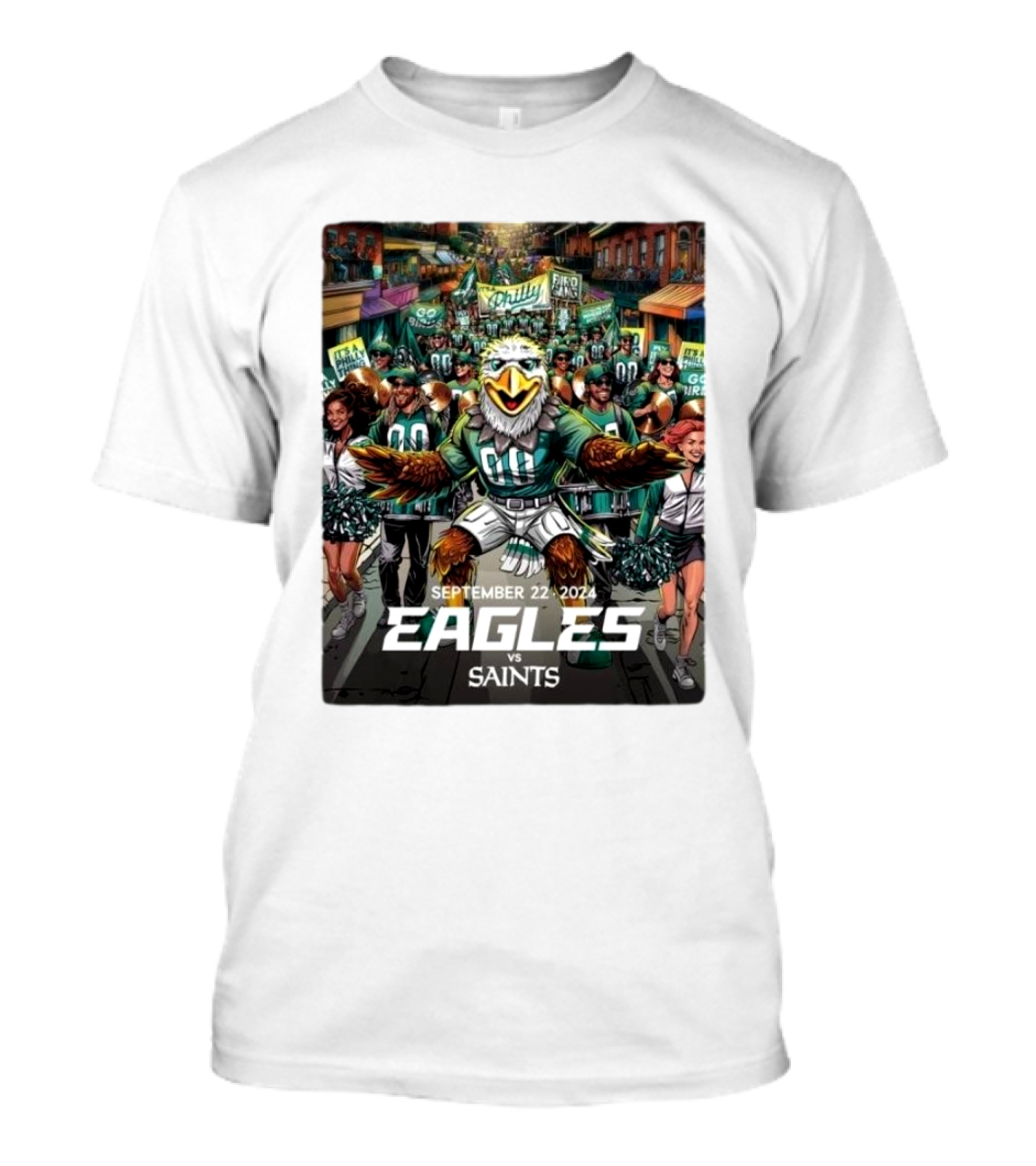 Philadelphia Eagles Vs. New Orleans Saints September 22 T-Shirt